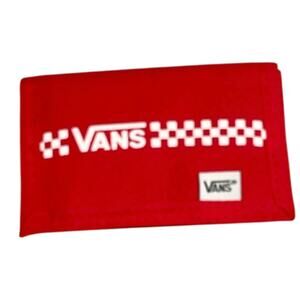 Vans Off The Wall Checker Red Wallet/Bag (NWOT)